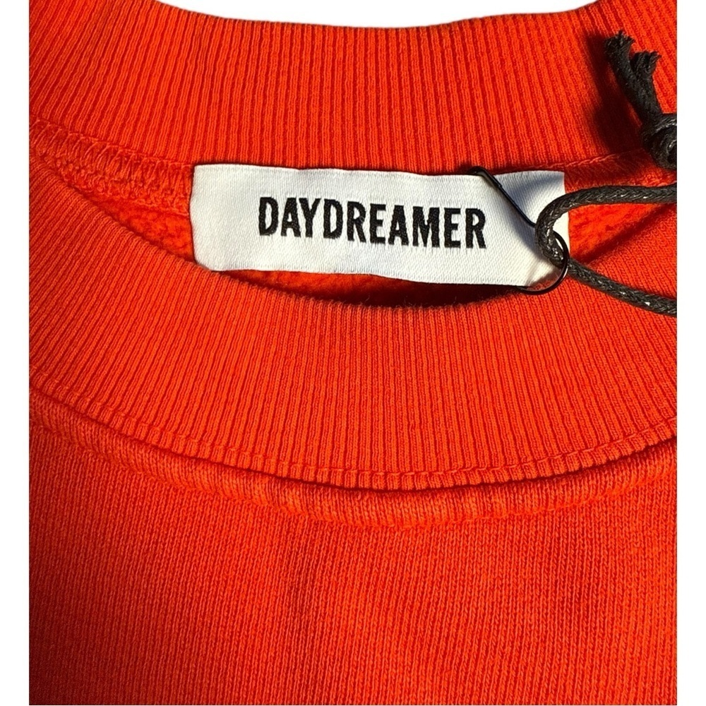NEW DAYDREAMER  Revolve Cowboy Wanted Boyfriend Crew in Cherry Red Sweatshirt - Picture 6 of 11